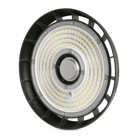 Lampa LED High Bay Oświetlenie Przemysłowe 100W IP65 18000 Lumenów Czarna