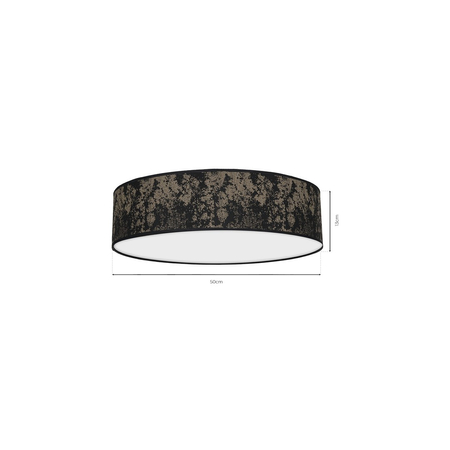 Milagro - Lampa Sufitowa SATINO GOLD 3xE27 Ø50cm