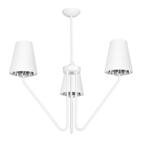 Milagro - Żyrandol VICTORIA WHITE 3xE27