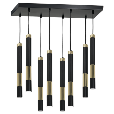 Milagro - Lampa sufitowa DALLAS GOLD 8x miniGU10
