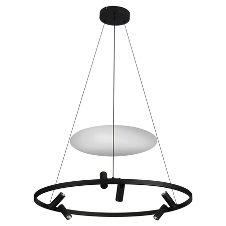 Lampa wisząca Almeria czarna LED 4000K
