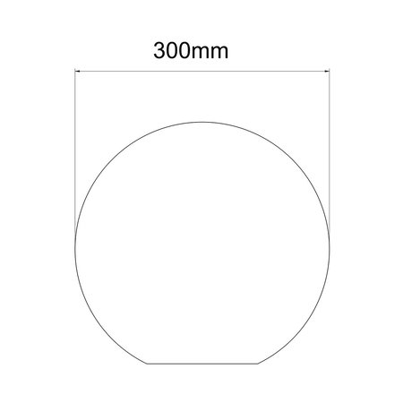 Lampa ogrodowa Gaja 30 cm biała 1xE27