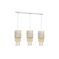 Milagro - Lampa wisząca ALMERIA WHITE/GOLD 3xE27