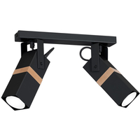 Milagro - Lampa sufitowa VIDAR BLACK 2xGU10