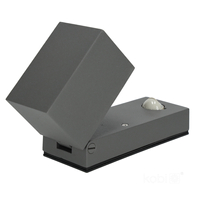 Kinkiet ogrodowy z czujnikiem ruchu QUAZAR 15 1xGU10 LX IP44 szary Kobi