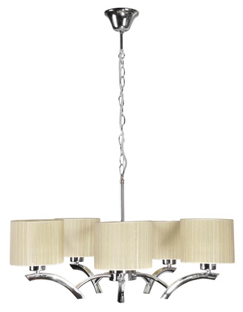 Candellux - Draga Lampa Wisząca 5X60W E27 Kremowy