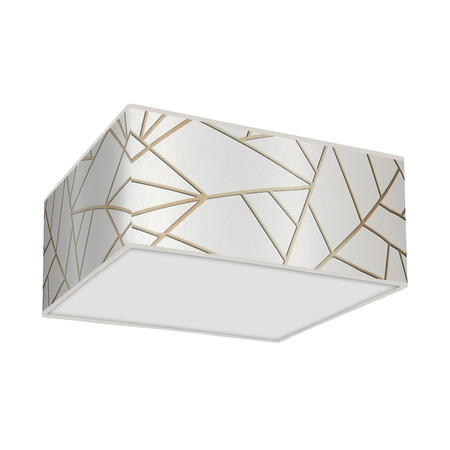 Milagro - Lampa sufitowa ZIGGY WHITE White/Gold 2xE27
