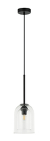 Lampa wisząca Elaris transparentna 1xE27