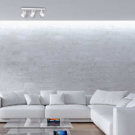 Milagro - Lampa sufitowa PICO WHITE 3xGU10
