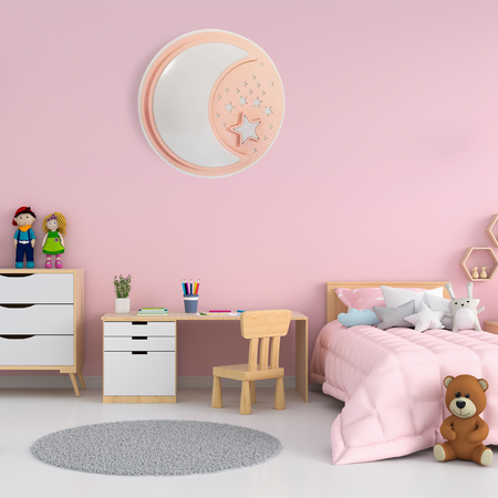 Milagro - Plafon NOTE PINK 45W LED Ø480 mm