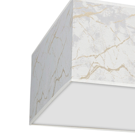 Milagro - Lampa sufitowa SENSO White/Gold kwadrat 2xE27