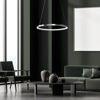 Milagro - Lampa wisząca ROTONDA CHROME 27W LED