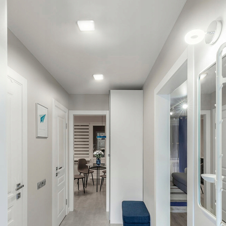 Panel natynkowy LED plafon sufit kwadrat 18W