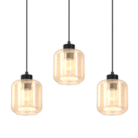 Lampa wisząca SOMBRA AMBER 3xE27