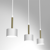 Milagro - Lampa wisząca ARENA WHITE/GOLD 3xGX53