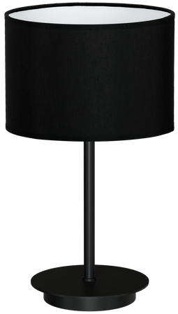 Milagro - Lampka stołowa BARI BLACK 1xE27