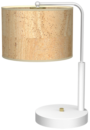 Milagro - Lampa gabinetowa CORK White/Cork 1xE27