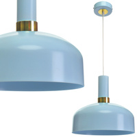 Milagro - Lampa wisząca MALMO BLUE 1xE27