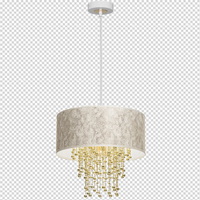 Milagro - Lampa wisząca ALMERIA WHITE/GOLD 1xE27