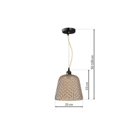 Milagro - Lampa wisząca RIO 1xE27