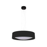 Lampa wisząca Hudson czarna LED 4000K