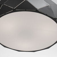 Lampa wisząca Reus czarna 3xE27