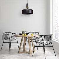 Milagro - Lampa wisząca MALMO BLACK/GOLD 1xE27