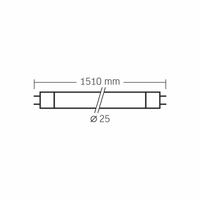 Świetlówka LED T8 24W 2700lm 6000K G13 zimna