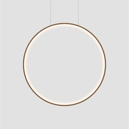 Lampa wisząca Mirror L czarna IP44 LED CCT
