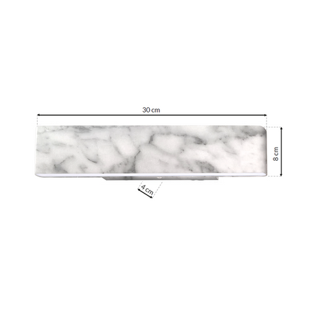 Milagro - Kinkiet PIERCE WHITE 12W LED