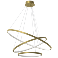 Milagro - Lampa wisząca ROTONDA GOLD 93W LED