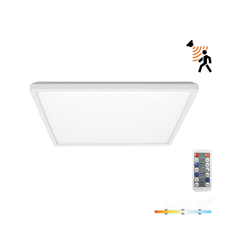 Plafon LED NIVERA SQUARE 24W 3CCT LX IP54 biały Kobi Premium