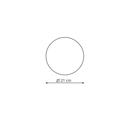 Plafon Platillo 21 cm biały LED 3000K