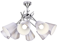 VOX LAMPA WISZĄCA 8X40W E14 CHROM Z ABAŻUREM