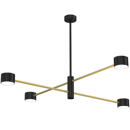 Milagro - Lampa sufitowa CROSS GOLD 4xGX53