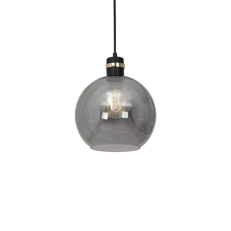 Milagro - Lampa wisząca OMEGA BLACK/GOLD 1xE27