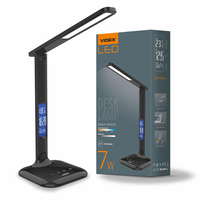 Lampka biurkowa LED 5W czarna wielofunkcyjna ściemniana