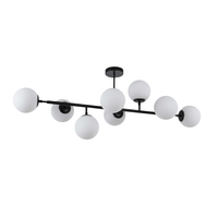 Lampa wisząca Dorado czarna 8xE14