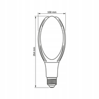 Żarówka LED 50W 5400lm 4000K E27 neutralna