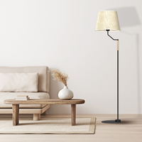 Milagro - Lampa stojąca ETNA Black 1xE27