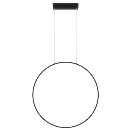 Lampa wisząca Mirror L czarna IP44 LED CCT