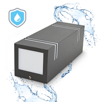 Kinkiet ogrodowy QUAZAR 7 2xGU10 IP44 szary Kobi