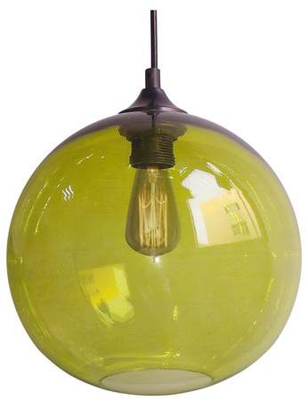 Candellux - Edison Lampa Wisząca 25 1X60W E27 Zielony + Żarówka