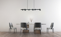 Lampa wisząca Snow 6 czarna 6xGU10