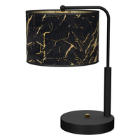 Milagro - Lampka stołowa SENSO Black/Gold 1xE27