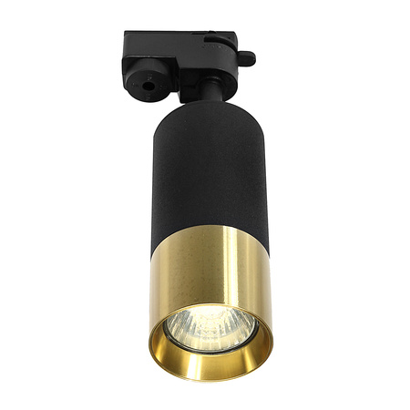 Reflektor szynowy czarno-złoty Gu10 HWL-A01