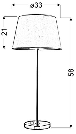 Candellux - Ibis Lampa Gabinetowa 1X40W E14 Satyna