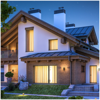 Kinkiet ogrodowy QUAZAR 7 2xGU10 IP44 czarny Kobi