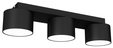 Lampa sufitowa DIXIE Black  3xGX53