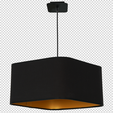 Milagro - Lampa wisząca NAPOLI BLACK/GOLD 1xE27